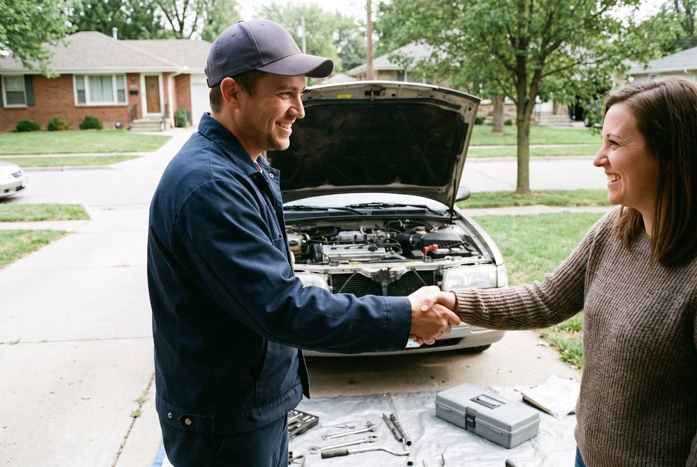 Car handoff to owner